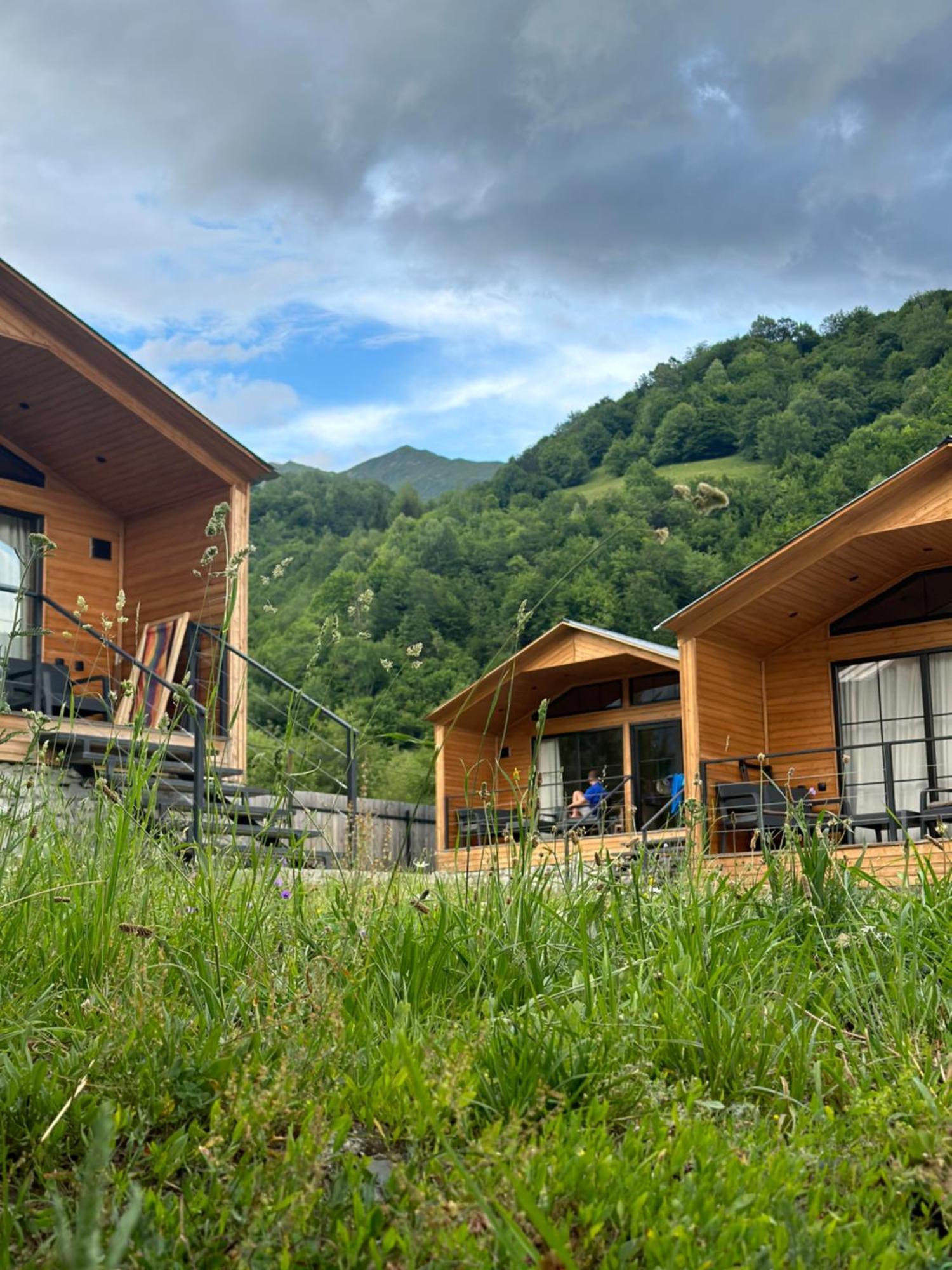 Mestia Villas Bagian luar foto